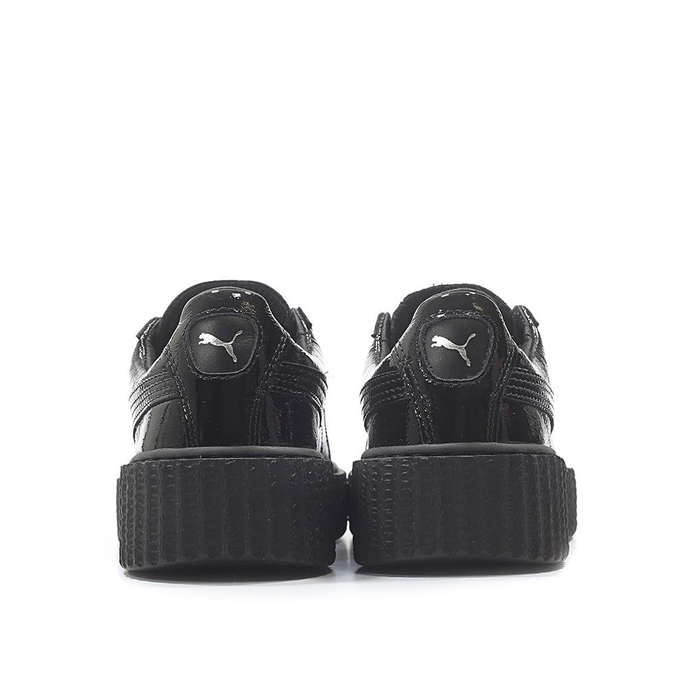 Rihanna X Puma Fenty Creeper Cracked Leather 'Black'ᅠ