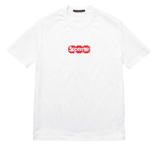 Louis Vuitton X Supreme Box Logo Tee 'White'
