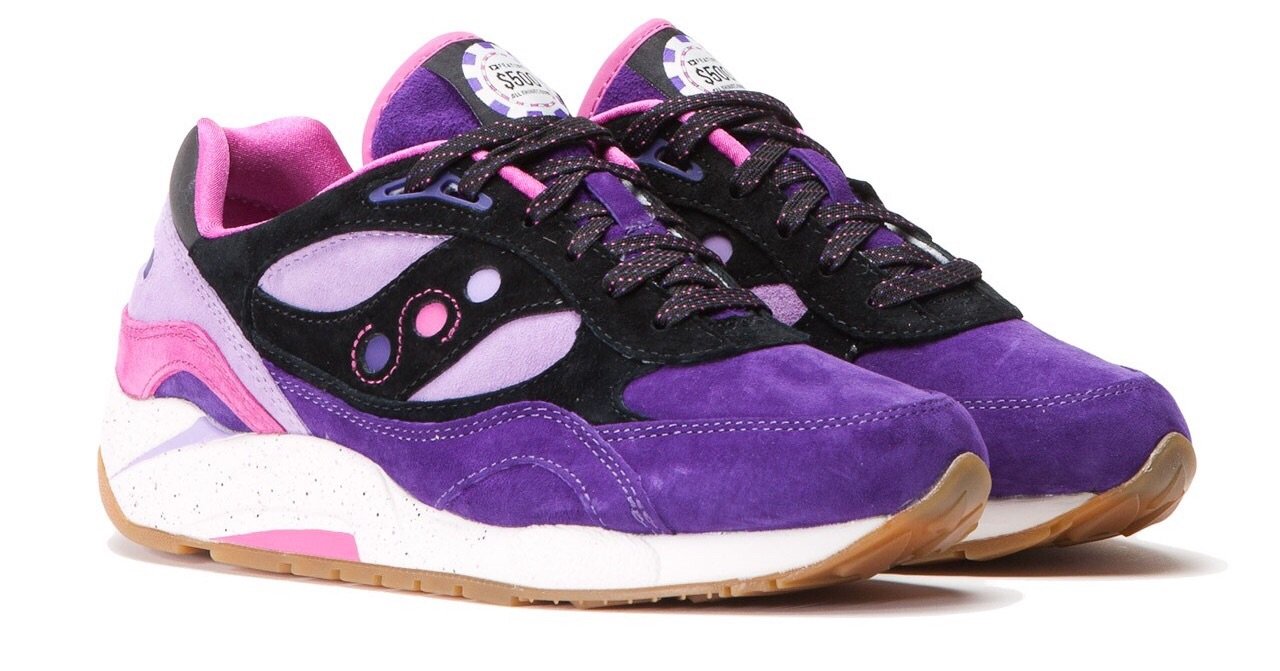 Feature Las Vegas x Saucony G9 Shadow 6 'Barney'
