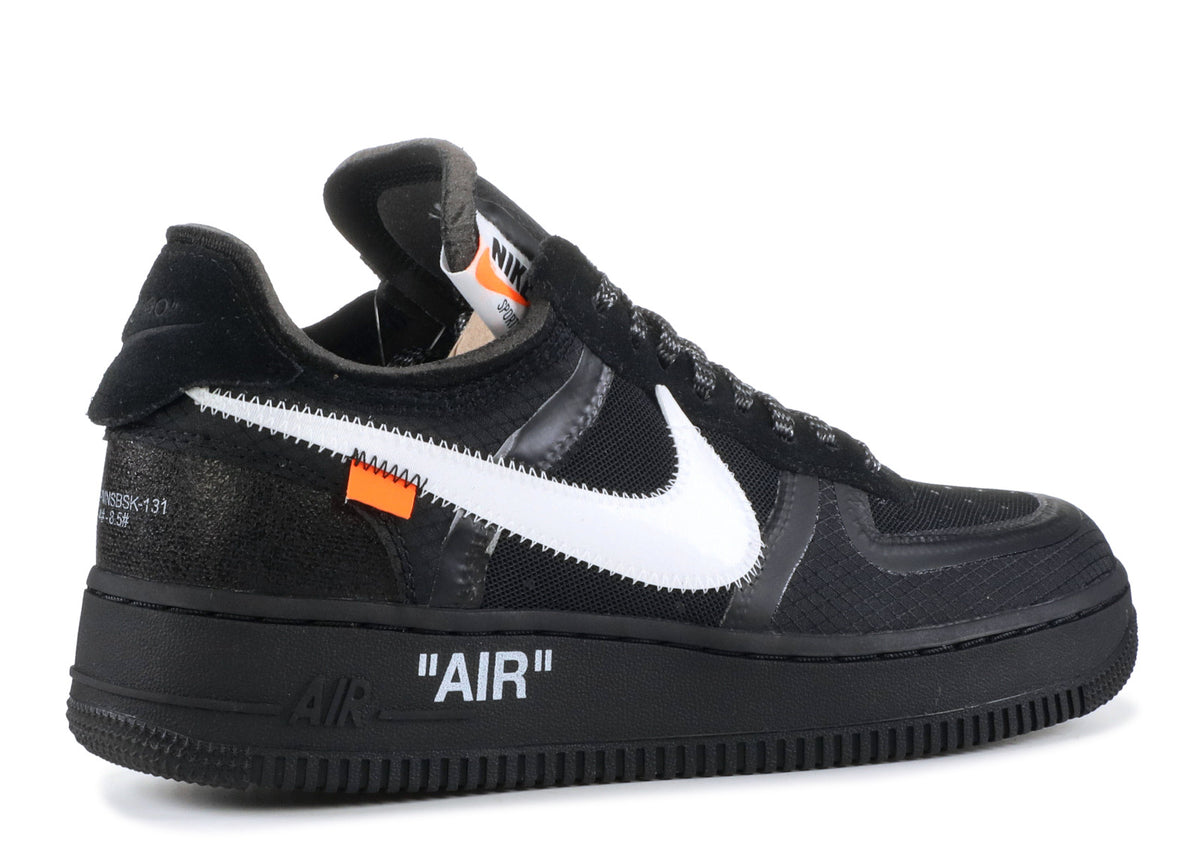 Off white x 2025 nike af1 black
