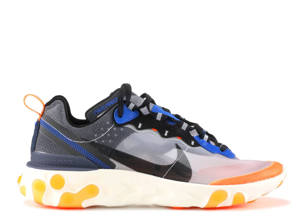 Nike react blue sales and orange