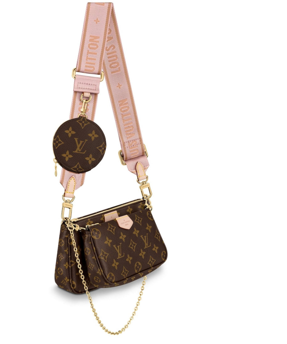 Louis Vuitton Multi Pochette Accessoires Rosa Chiaro