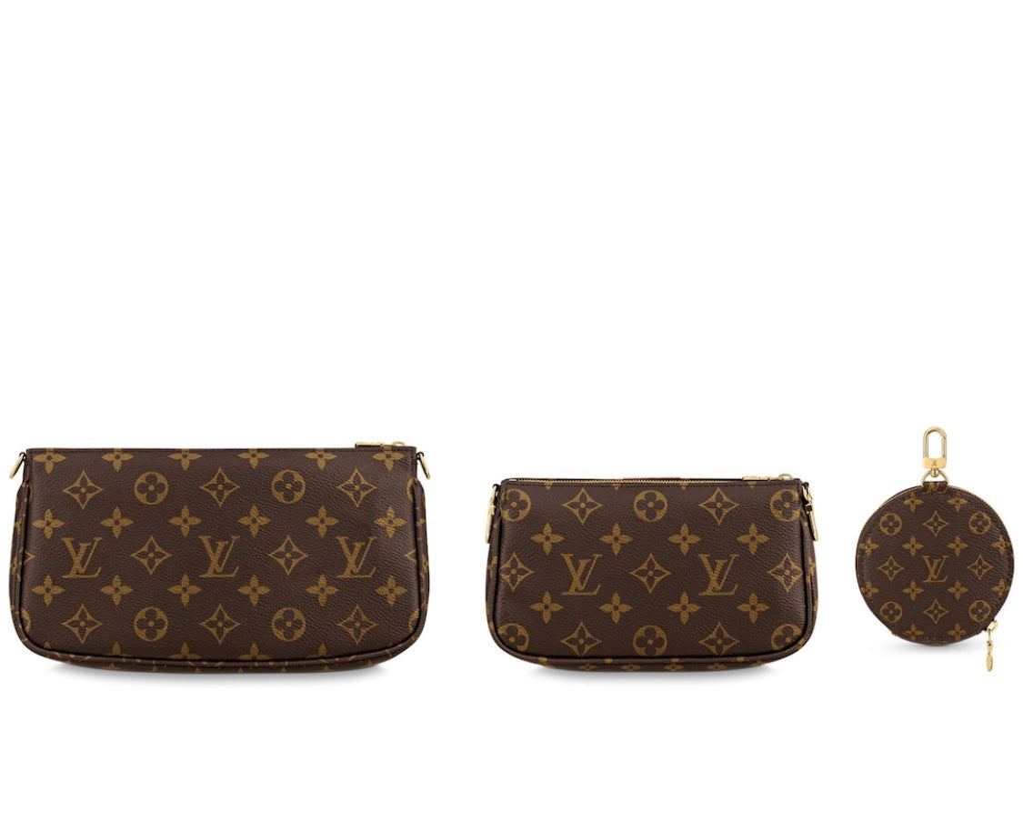 Louis Vuitton Multi Pochette Accessoires Rosa Chiaro