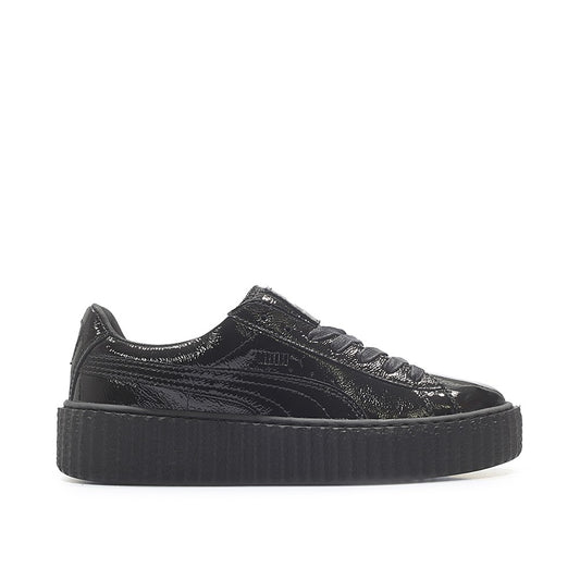 Rihanna X Puma Fenty Creeper Cracked Leather 'Black'ﾠ