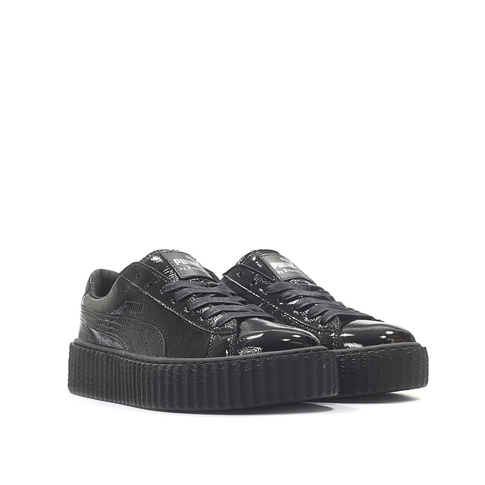 Rihanna X Puma Fenty Creeper Cracked Leather 'Black'ﾠ