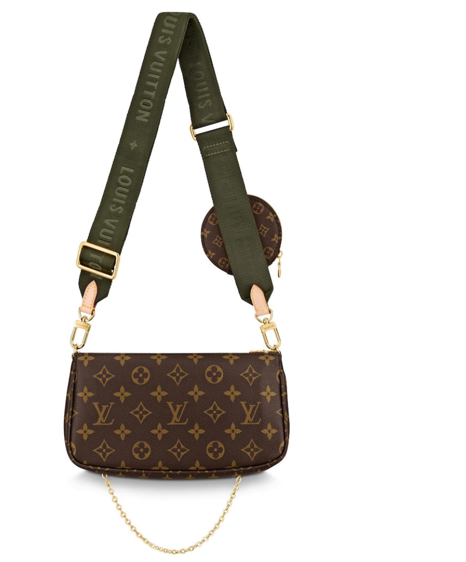 Louis Vuitton Monogram Multi Pochette Accessoires M44813 Women's Shoulder  Bag Khaki