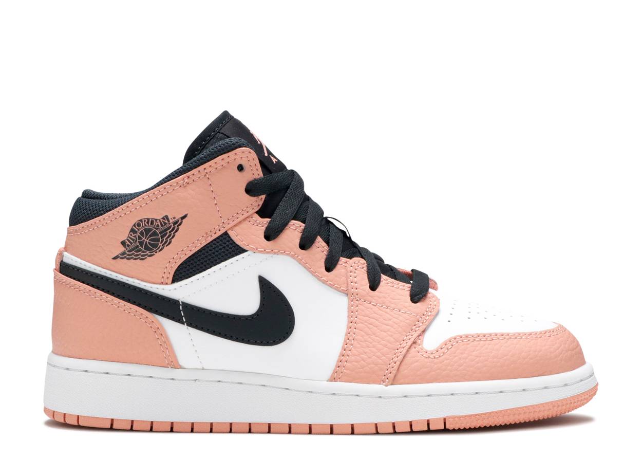 Nike Air Jordan 1 Mid GS ‘Pink Quartz’