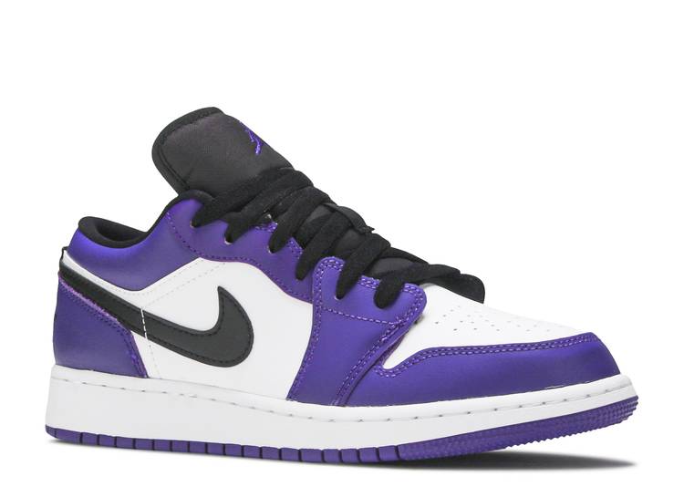 Nike Air Jordan 1 Low Court Purple White (GS)