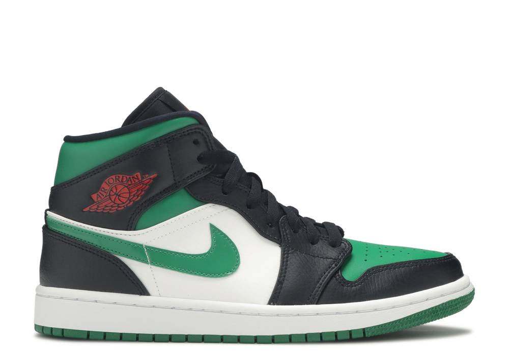 Nike Air Jordan 1 Mid 'Green Toe'