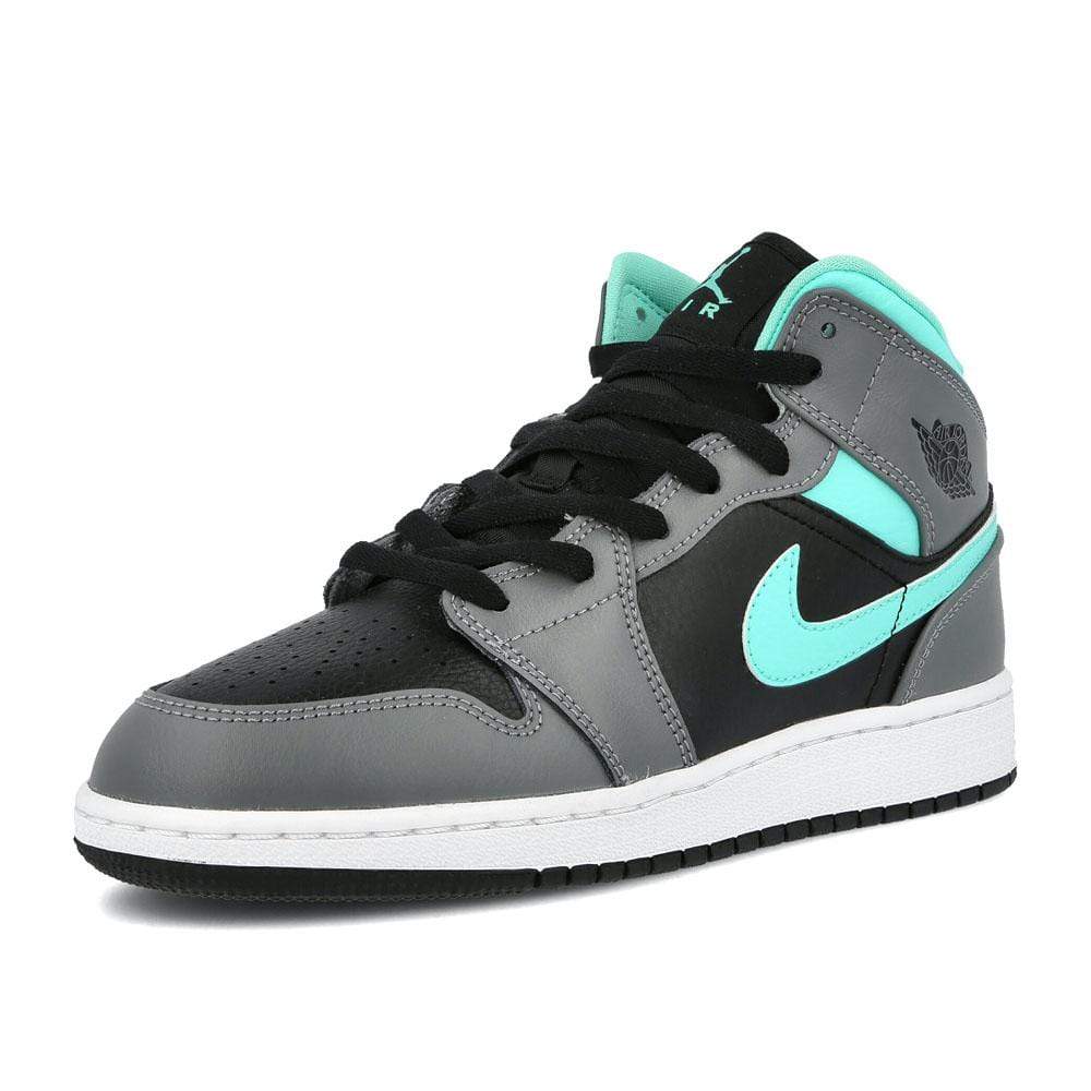 Nike Air Jordan 1 Mid GS 'Grey Aqua'