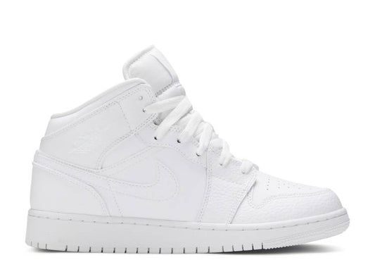 Nike Air Jordan 1 Mid GS ‘Triple White’