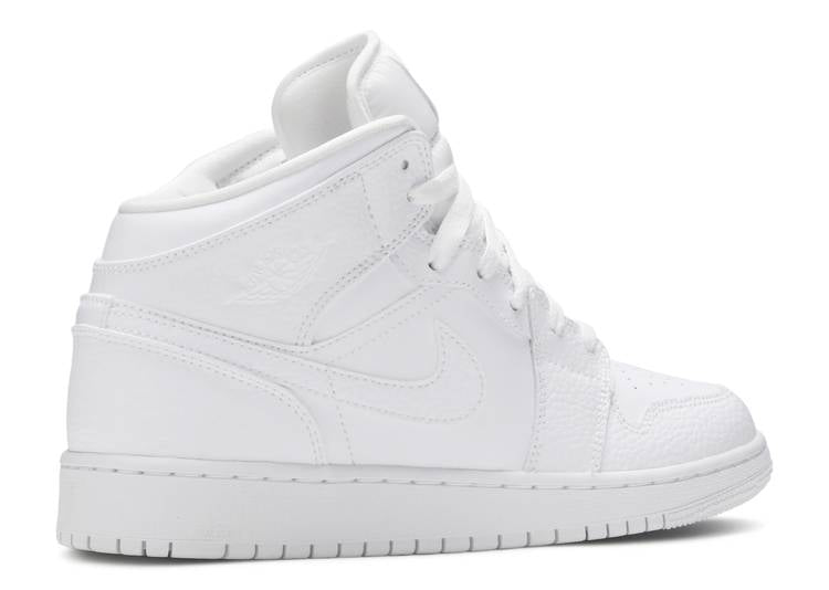 Nike Air Jordan 1 Mid GS ‘Triple White’