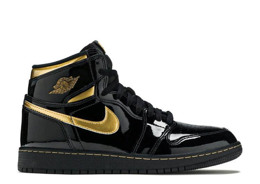 Nike Air Jordan 1 Retro High Black Metallic Gold 2020 (GS)