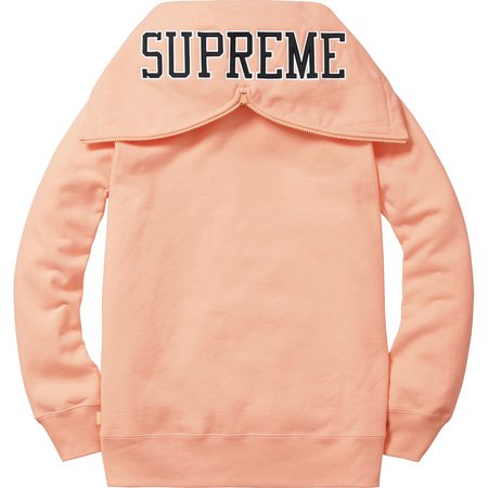 Supreme Spilt Hood Zip Up Sweat 'Peach'