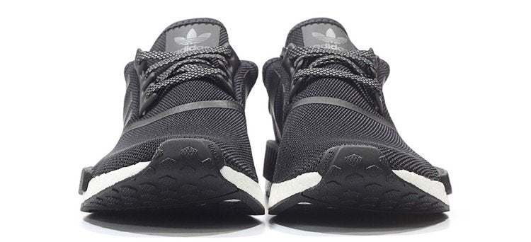 Nmd sales black reflective