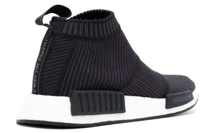 Adidas nmd cs1 top winter wool primeknit black