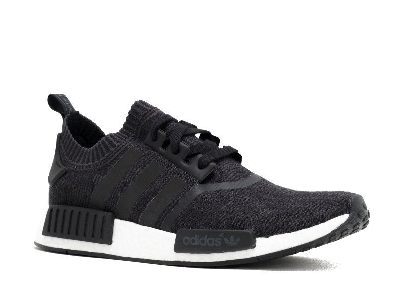 Adidas nmd r1 primeknit black white Clearance