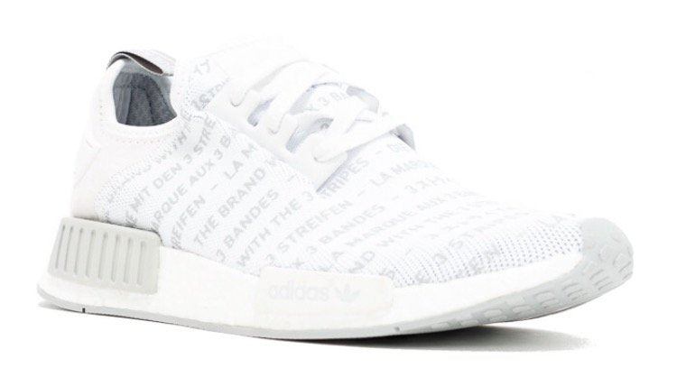 Adidas NMD R1 Whiteout 'Three Stripes'