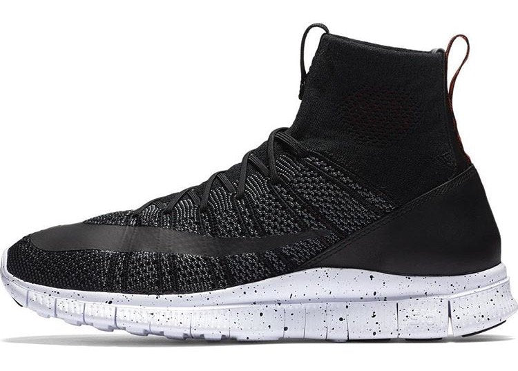 Nike Free Flyknit Mercurial 'Black'