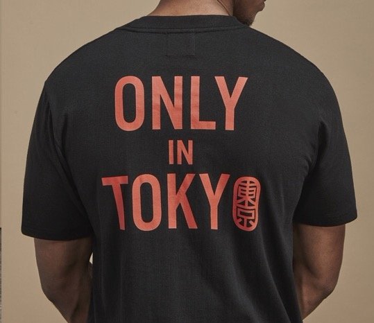 Footpatrol X Beams X Saucony Tee Black 'Only In Tokyo'