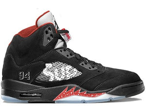 Supreme X Nike Air Jordan 5 Retro 'Black'