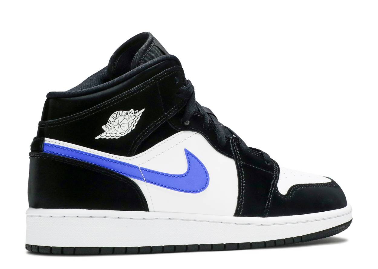 Nike Air Jordan 1 Mid GS ‘Black Racer Blue White’