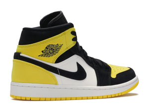 Nike Air Jordan 1 Mid 'Yellow Toe Black'