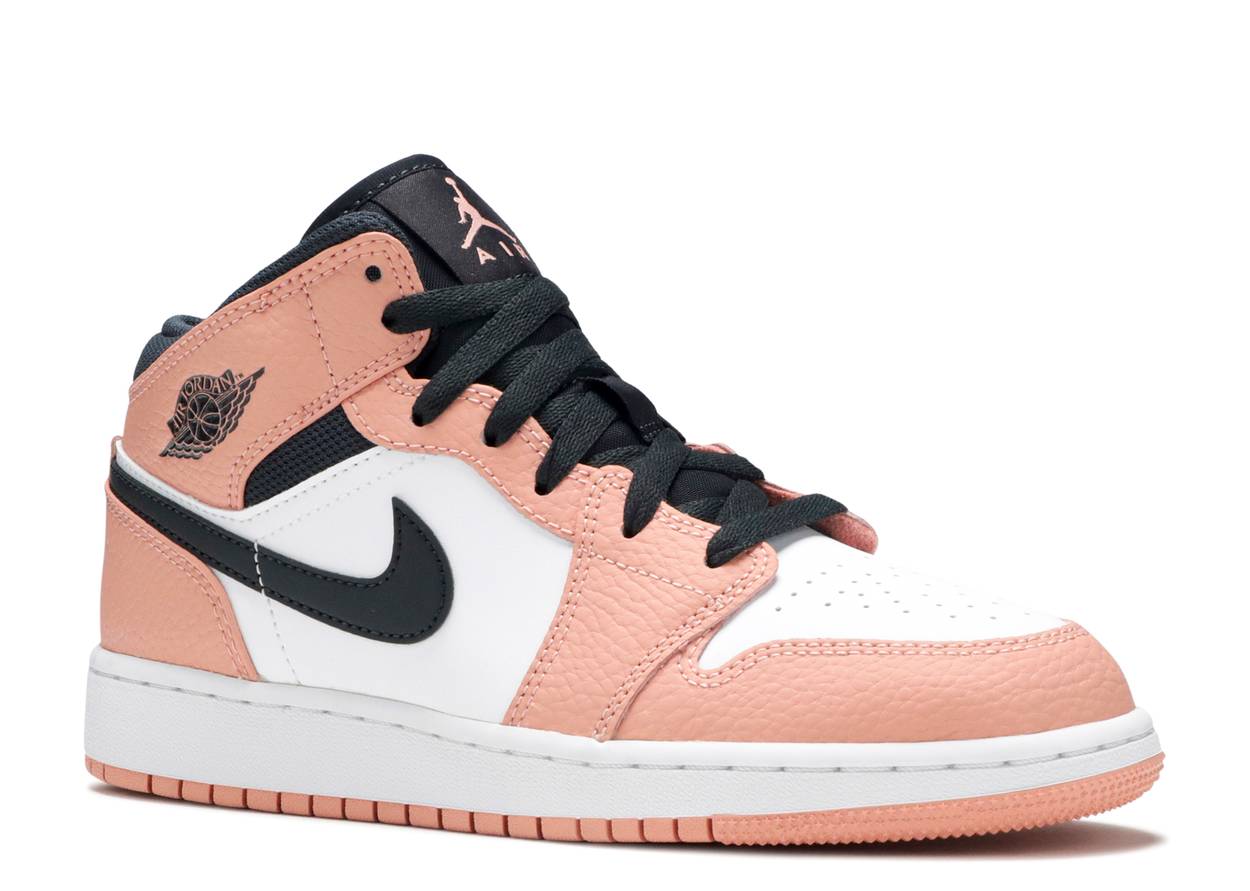 Nike Air Jordan 1 Mid GS ‘Pink Quartz’