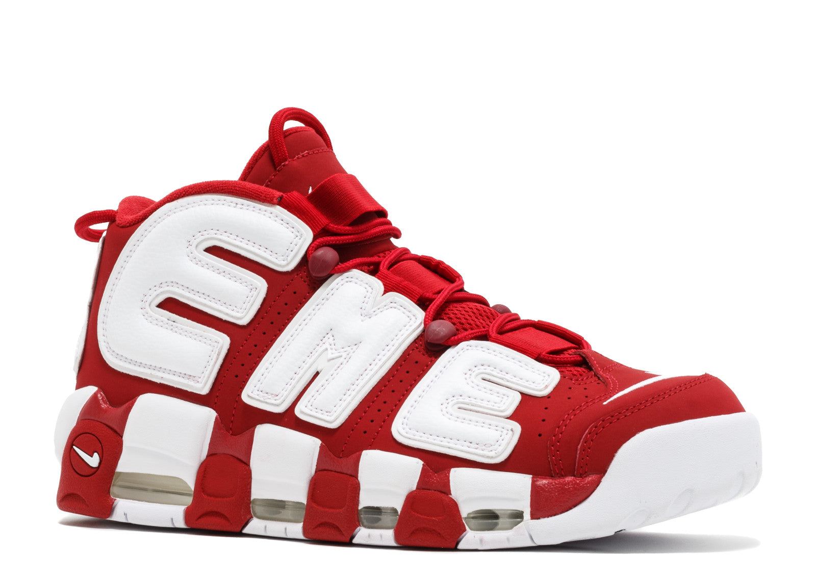 Supreme X Nike Air More Uptempo 'Red'