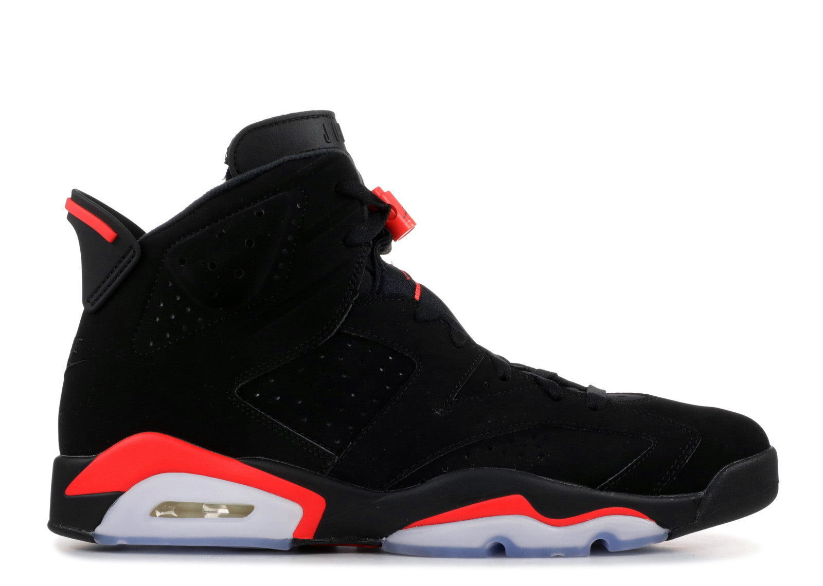 Jordans 6 black and red deals