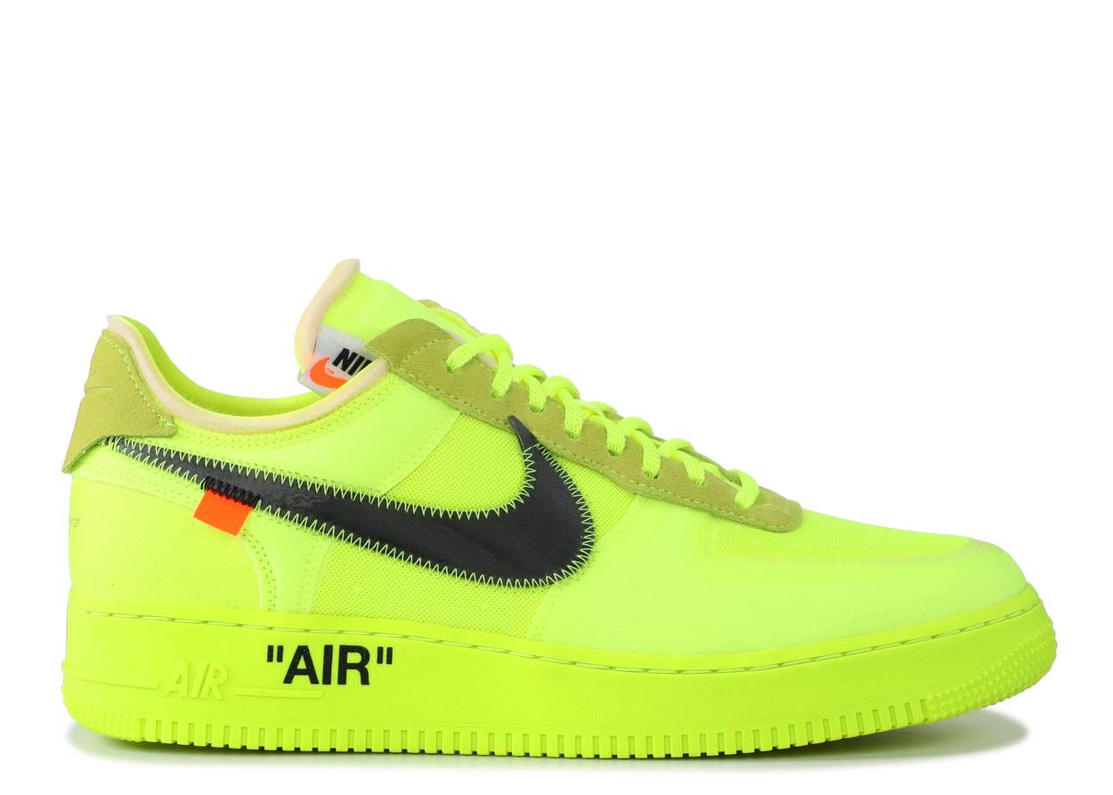 Off-White X Nike Air Force 1 Low ‘Volt’