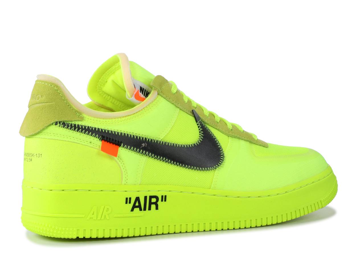 Off-White X Nike Air Force 1 Low ‘Volt’