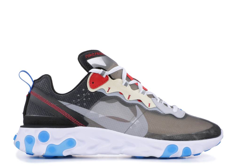 Nike React Element 87 Dark Grey Photo Blue