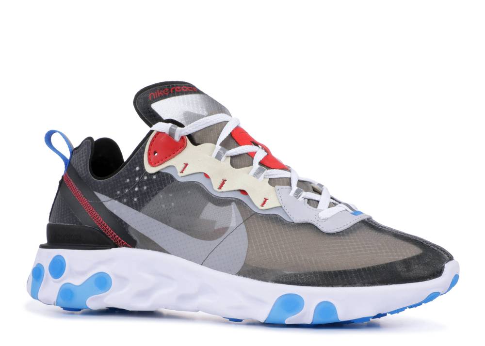 Nike React Element 87 Dark Grey Photo Blue