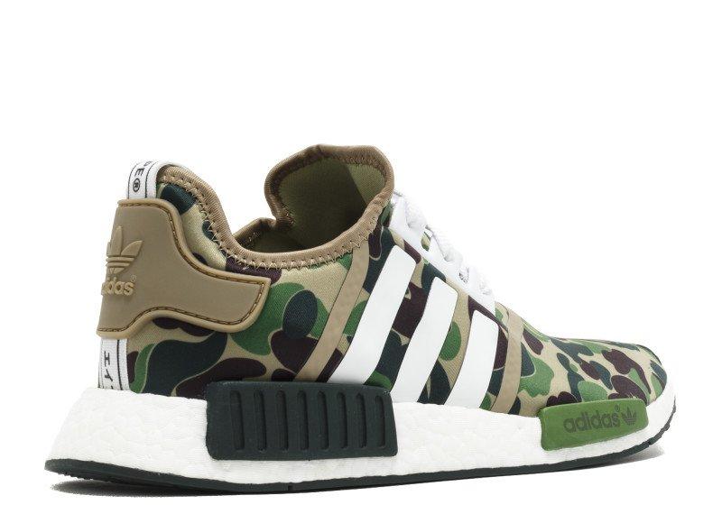 adidas NMD R1 Bape Olive Camo