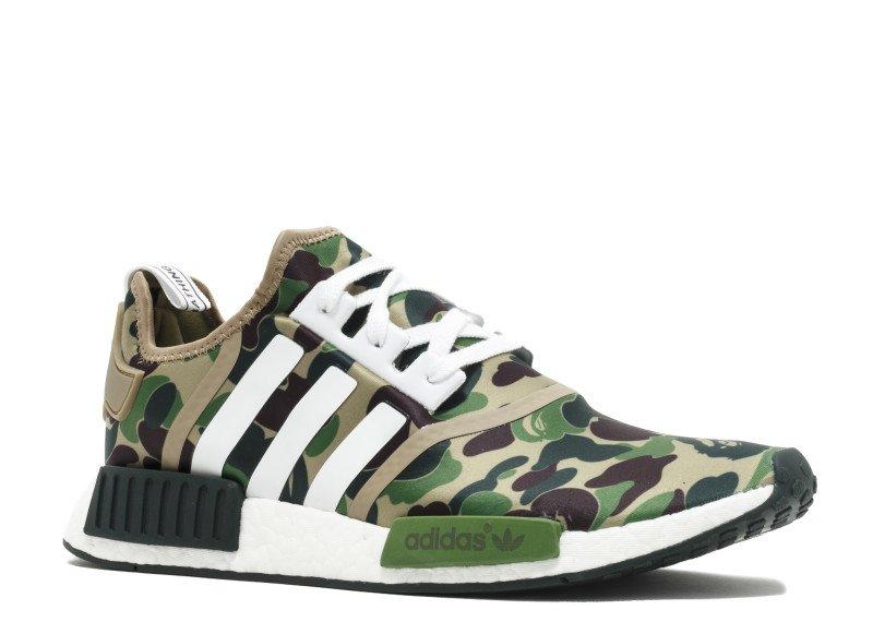 adidas NMD R1 Bape Olive Camo