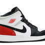 Nike Air Jordan 1 Mid SE White Black Red Spruce (GS)