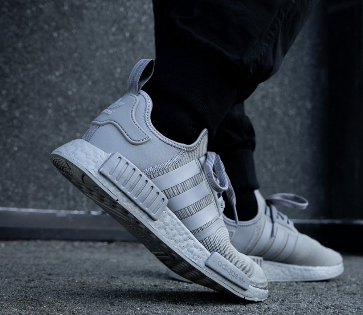 Adidas NMD R1 Grey Three CREP LDN