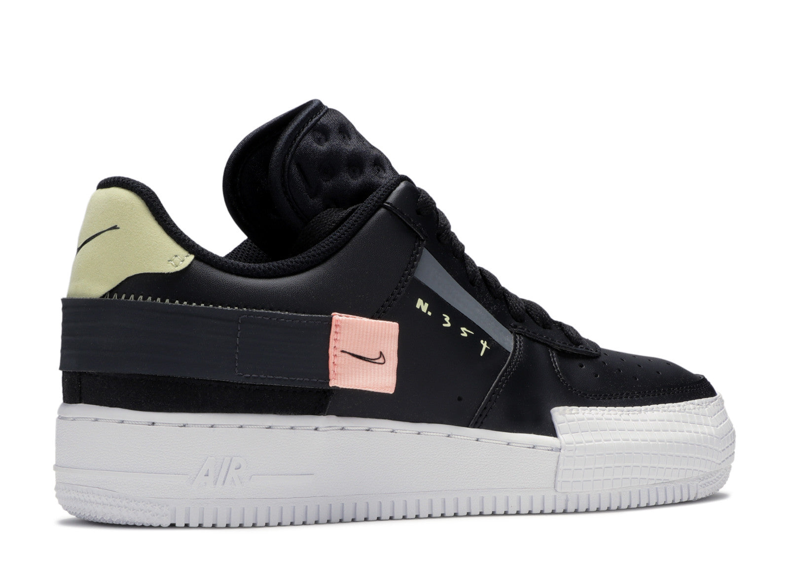 Nike air force 1 type black pink Outlet