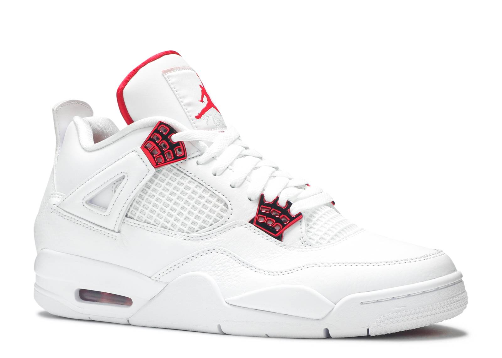 Jordan 4 white and metallic red Clearance