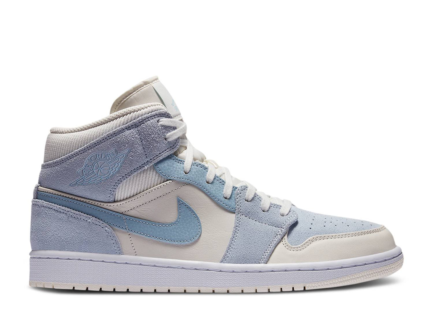 Nike Air Jordan 1 Mid 'Mixed Textures Blue Tan'