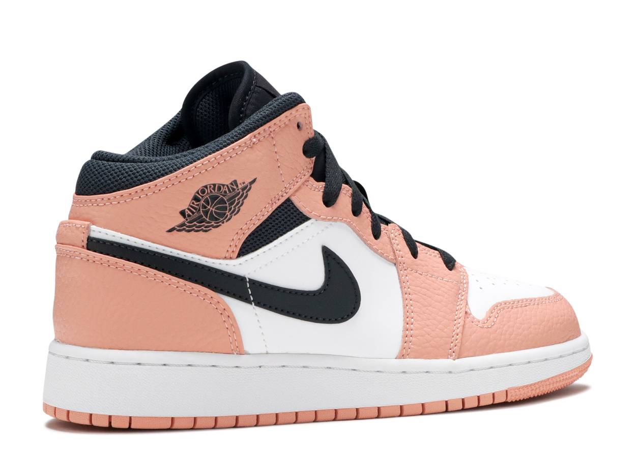 Nike Air Jordan 1 Mid GS ‘Pink Quartz’