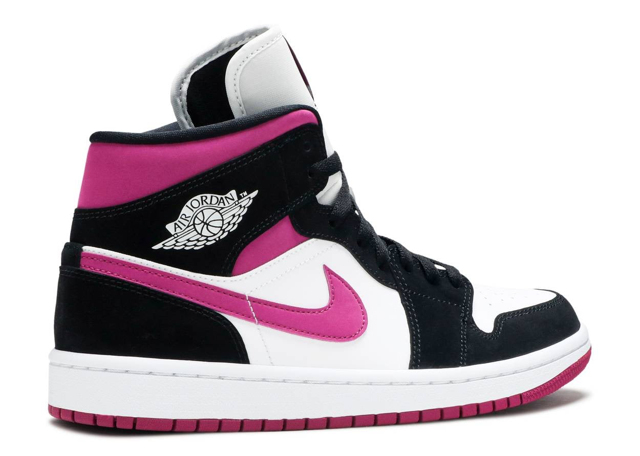 Nike Air Jordan 1 Mid (W) 'Black Cactus Flower'