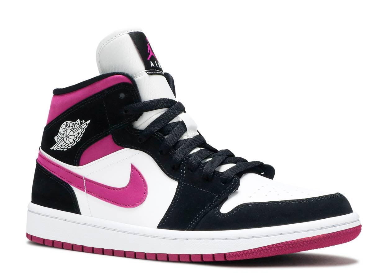 Nike Air Jordan 1 Mid (W) 'Black Cactus Flower'