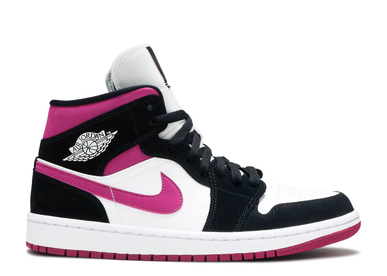 Nike Air Jordan 1 Mid (W) 'Black Cactus Flower'